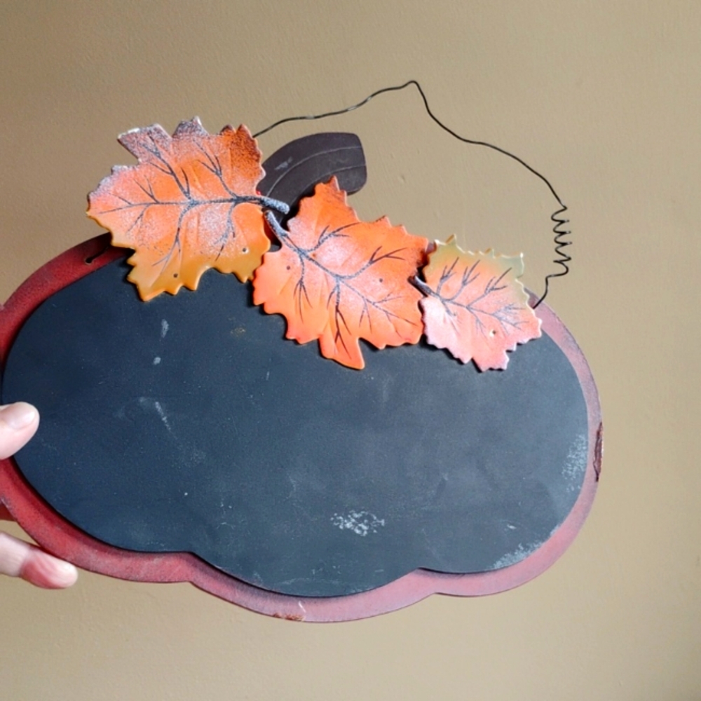 🍁 LEAVES Seasonal RUSTIC CHALKBOARD Hanging Decor